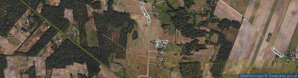 Zdjęcie satelitarne Czarny Las ul.